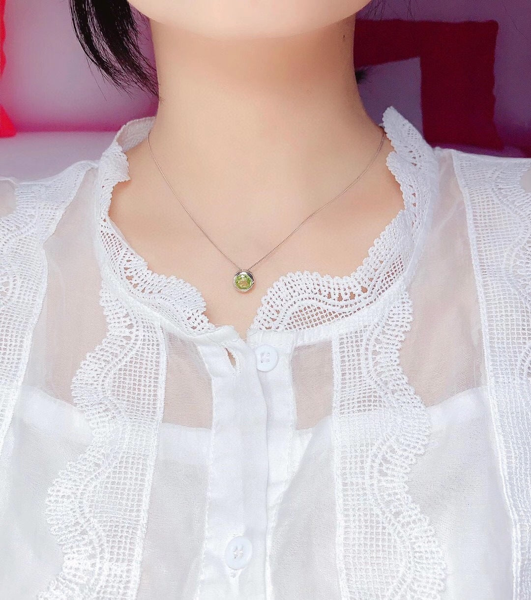 Collana peridoto