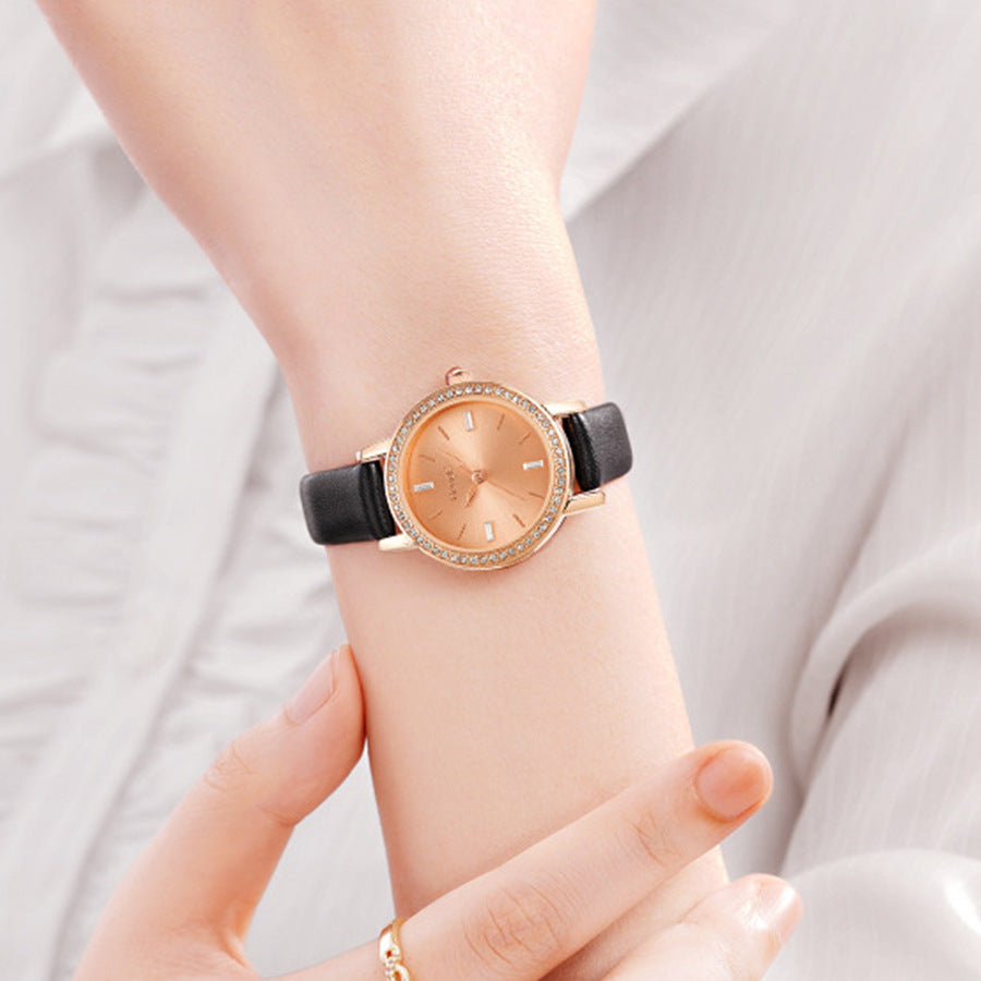 Orologio da donna con cristalli al quarzo
