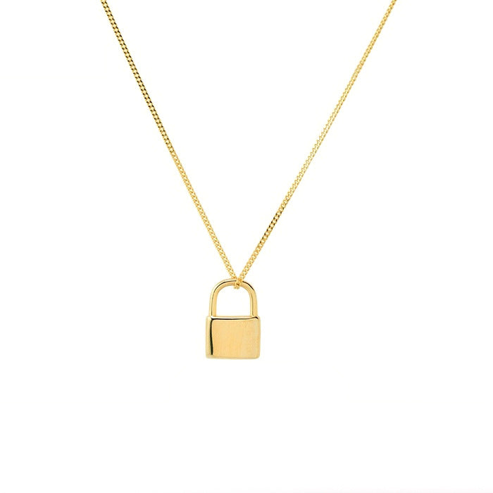 Collana con lucchetto argento 925