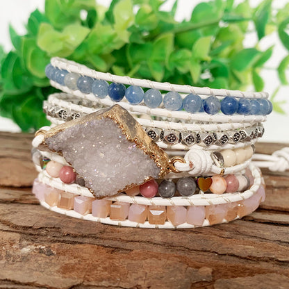Braccialetto geode naturale