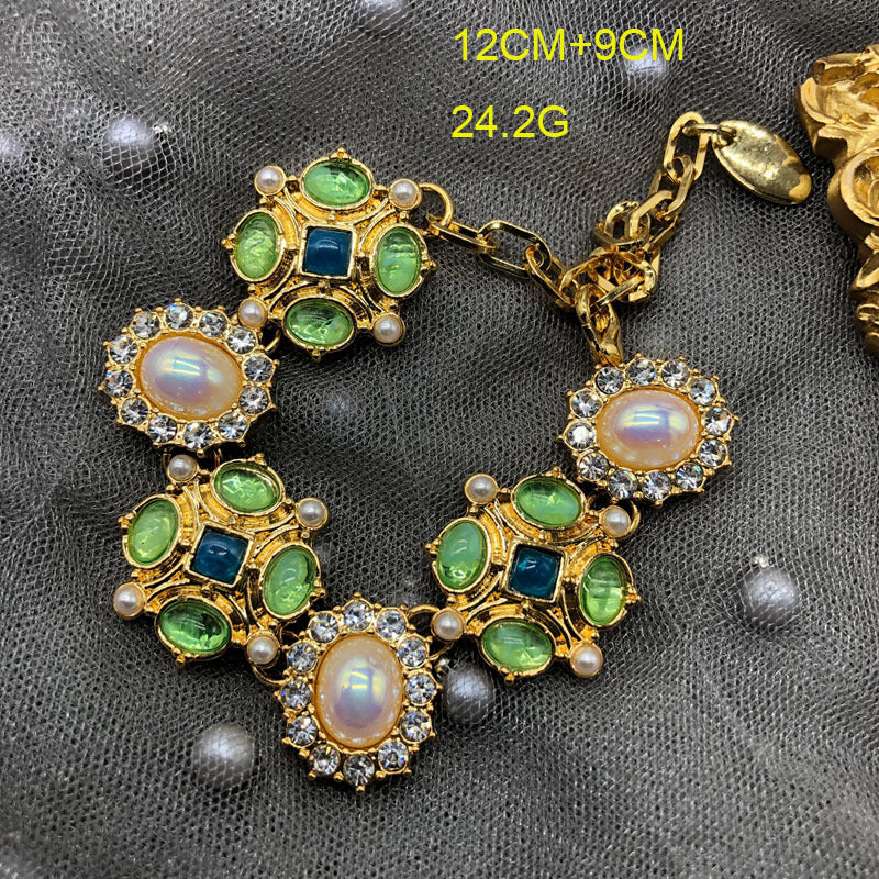 Set Collana Braccialetto Orecchini Fiore