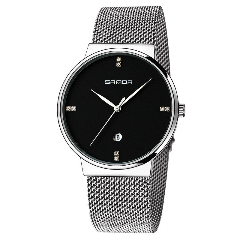Orologio uomo mesh impermeabile