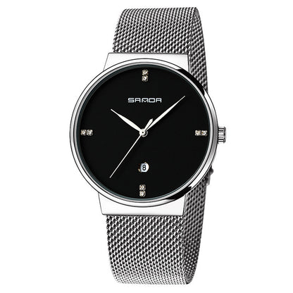 Orologio uomo mesh impermeabile