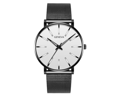 Orologio da uomo ultrasottile mesh