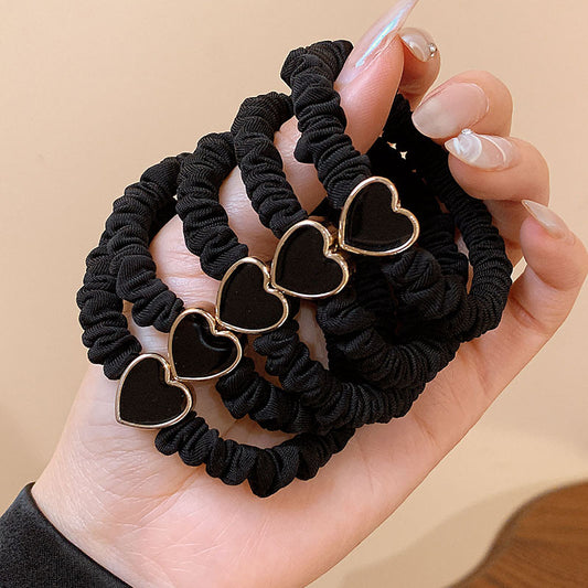 Elastici capelli cuori bambini