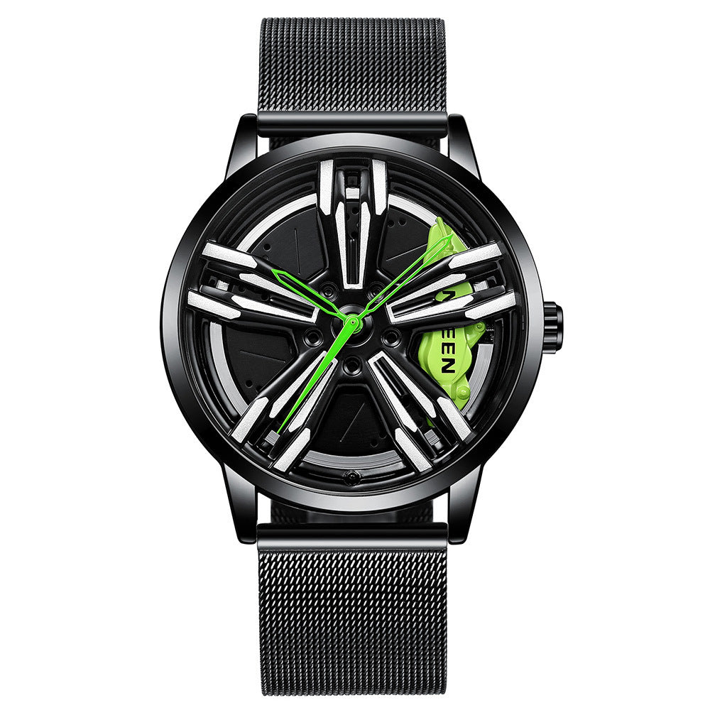 Orologio uomo tema locomotiva