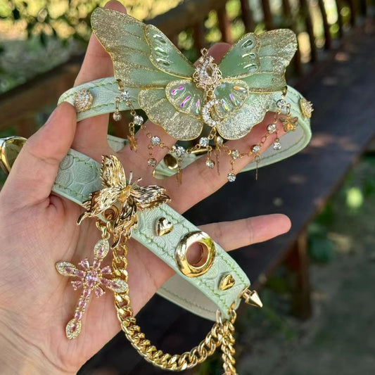 Collana Farfalla Verde