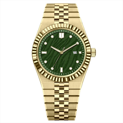 Orologio con cinturino in acciaio d'affari di lusso