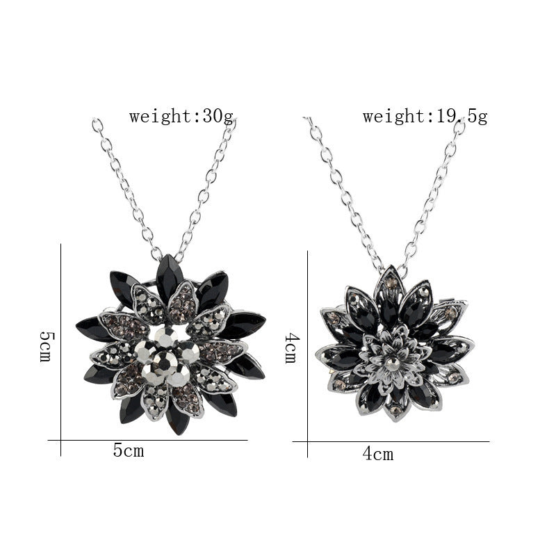 Collana dalia nera