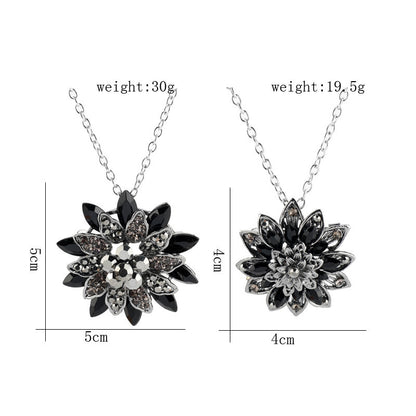 Collana dalia nera