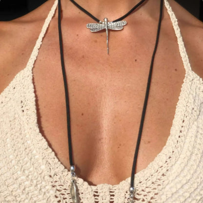 Collana bohemien vintage lunga