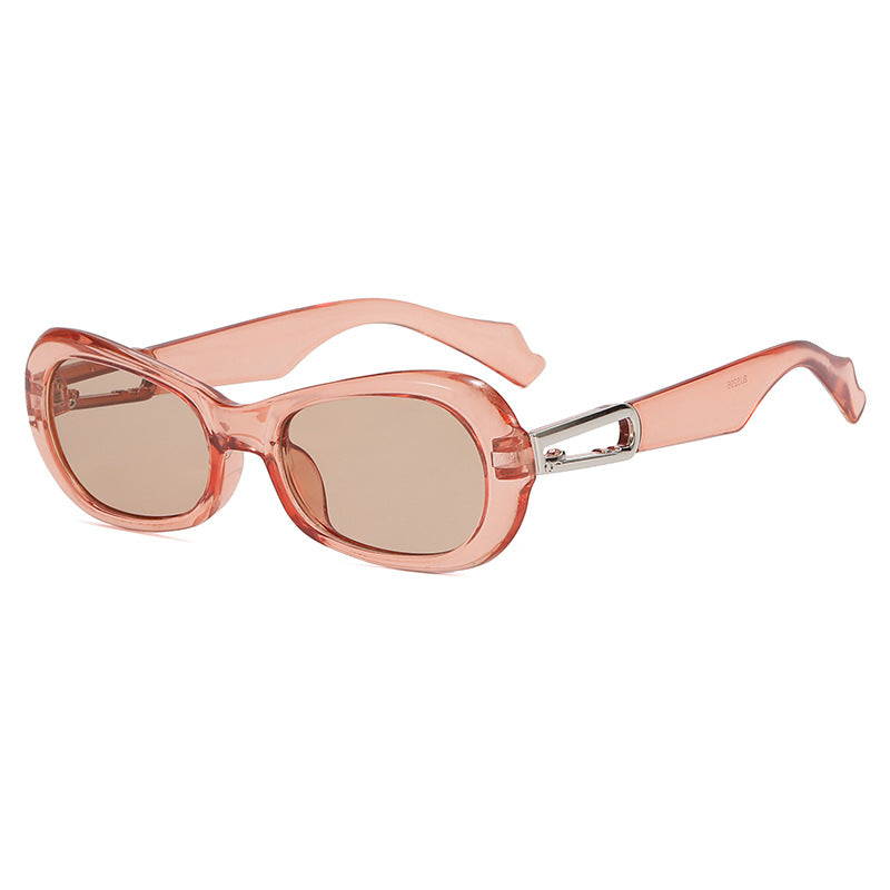 Occhiali da sole ovali retro unisex