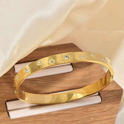 Bracciale girasole dorato