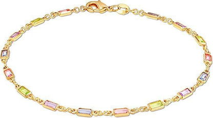 Cavigliera cristallo donna