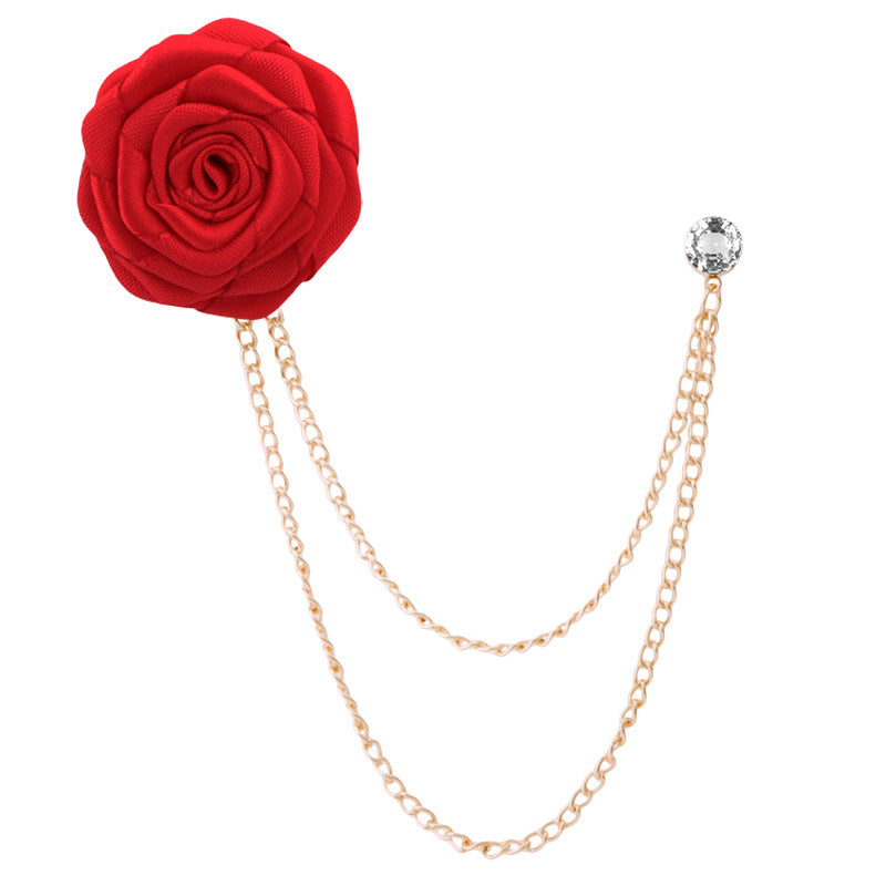 Spilla rosa a nappe