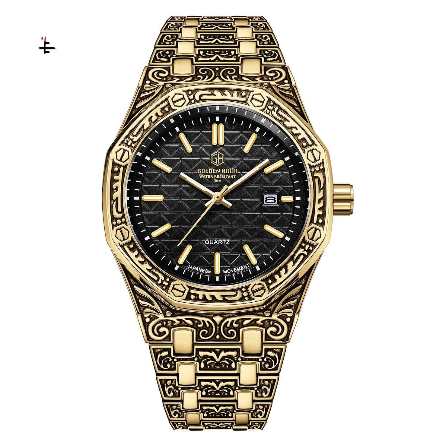 Orologio meccanico nero