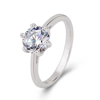 Anello zircone da donna