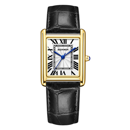 Orologio in pelle impermeabile di coppia