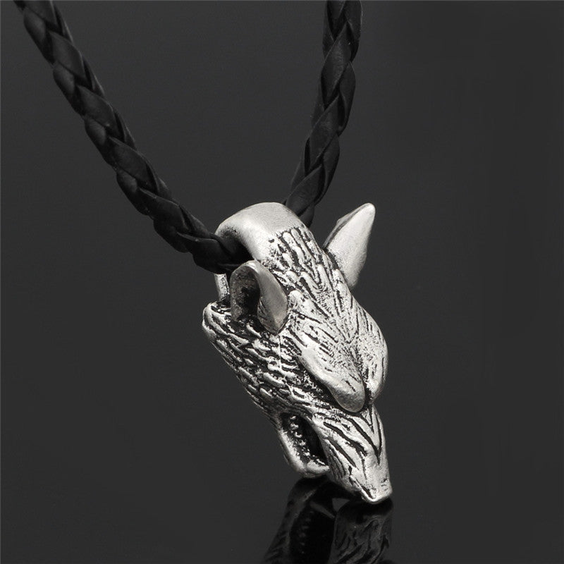 Collana lupo da uomo