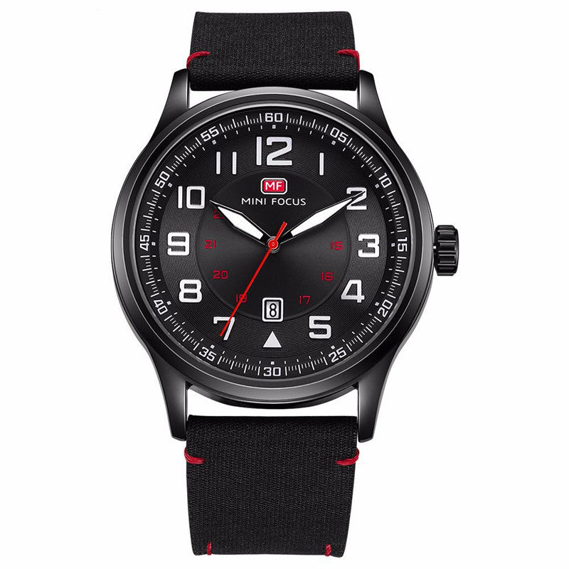 Orologio in pelle con calendario