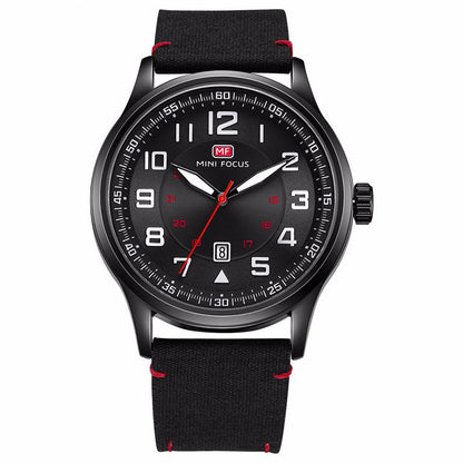 Orologio in pelle con calendario