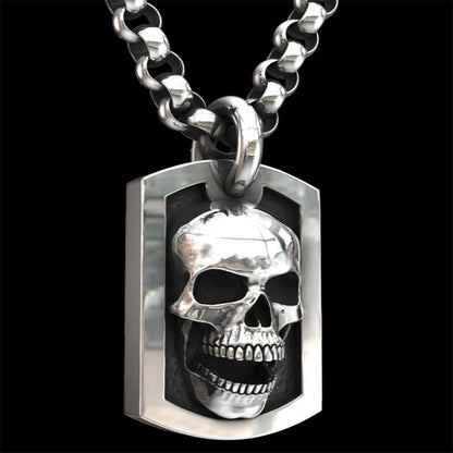 Collana teschio vintage