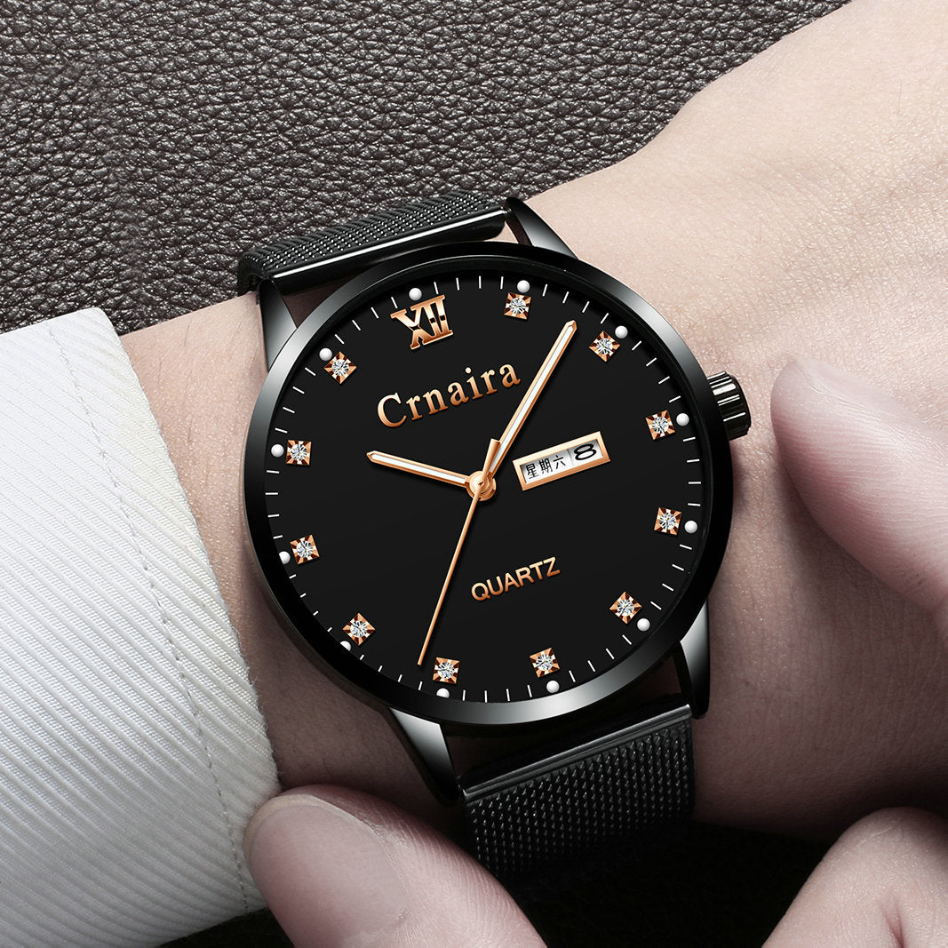 Orologio uomo multifunzione impermeabile luminescente