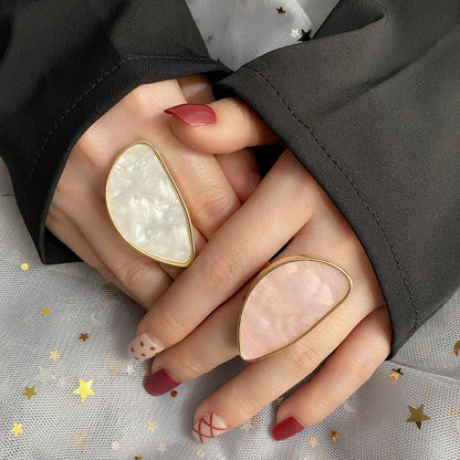Anello agata resina