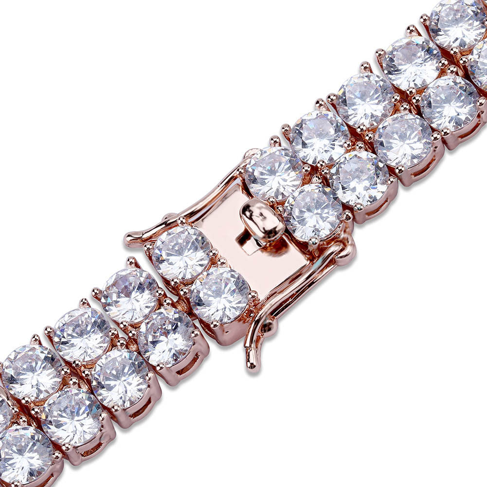 Bracciale doppia fila zirconi