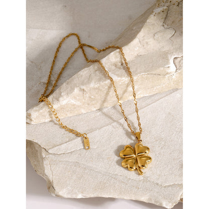 Collana pendente titanio