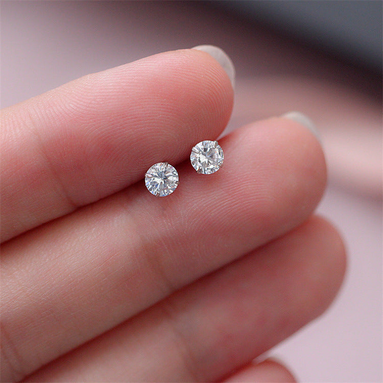 Orecchini sfera zircone