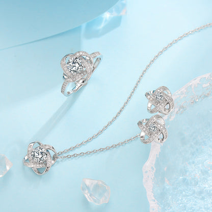 Collana trifoglio da donna