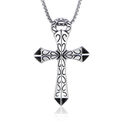 Collana in acciaio inox pendente