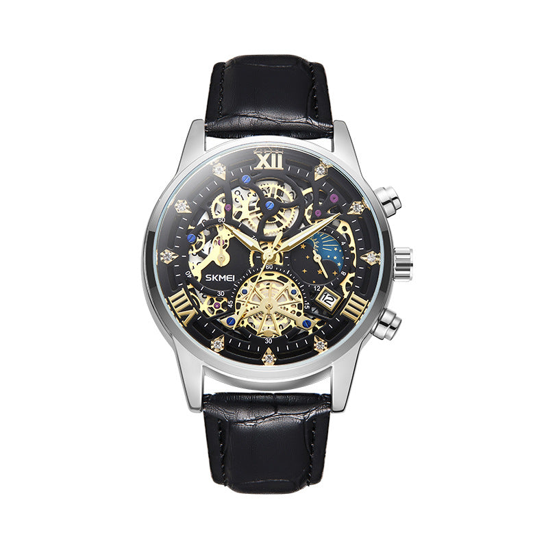 Orologio scheletrato al quarzo da uomo