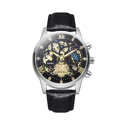 Orologio scheletrato al quarzo da uomo