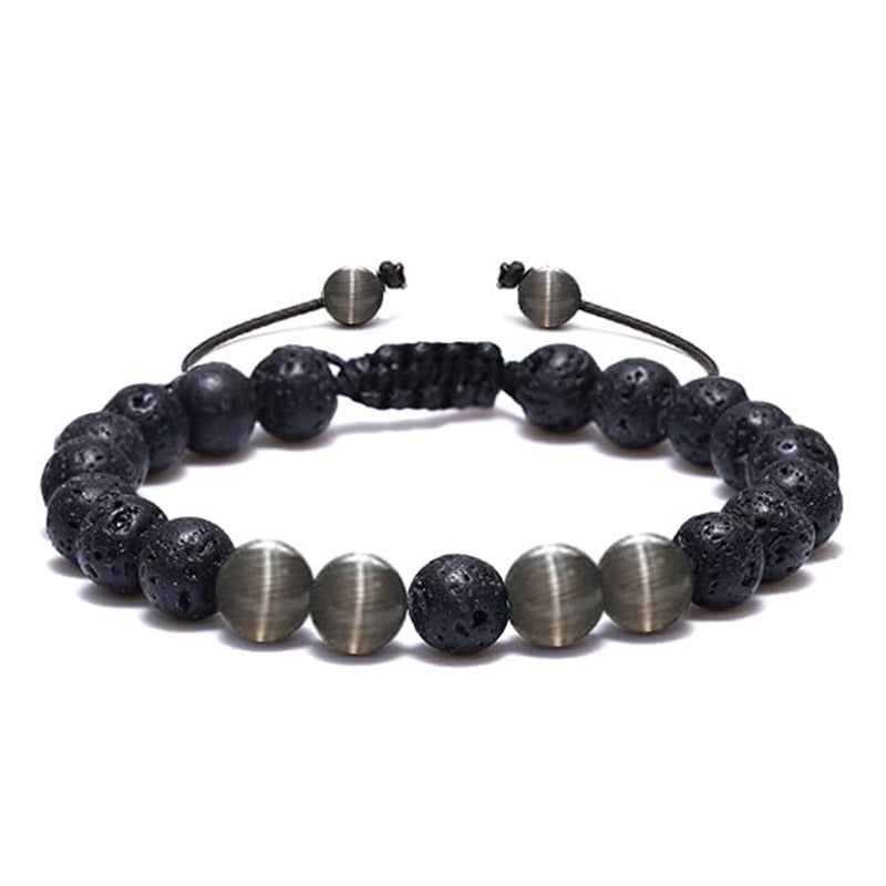 Bracciale occhio di gatto colorato