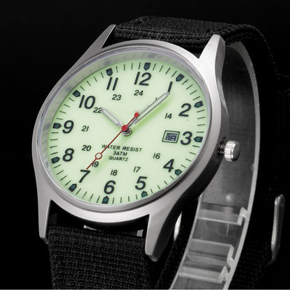 Orologio militare in tessuto