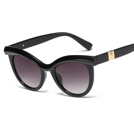 Occhiali cat-eye mezza montatura