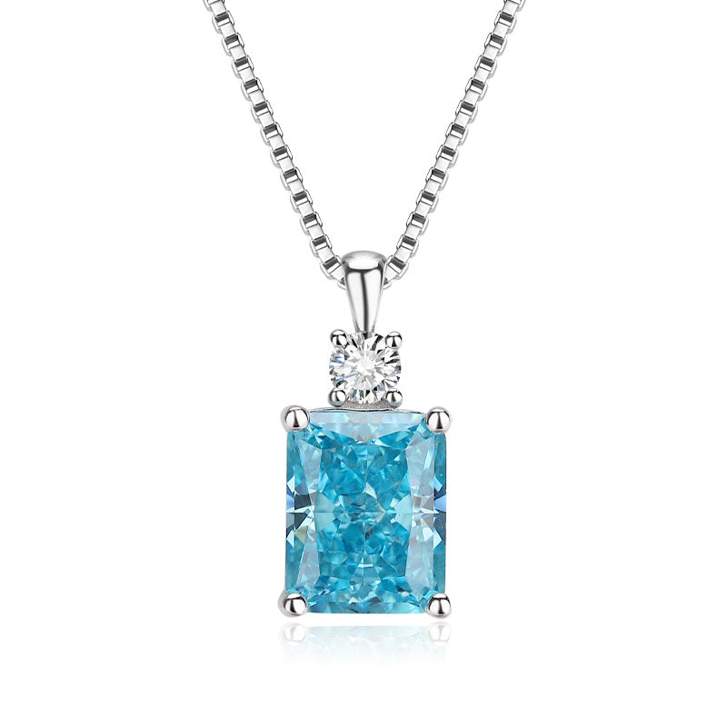 Collana bottiglia profumo argento sterling