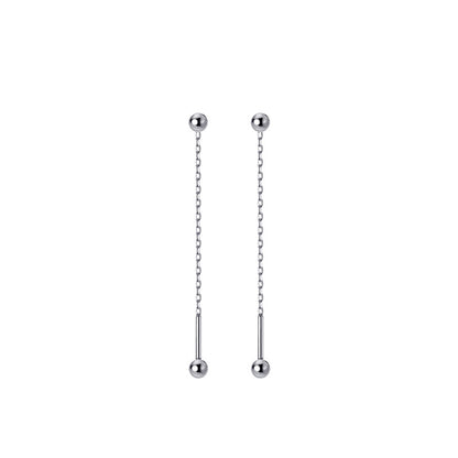 Orecchini thread perla