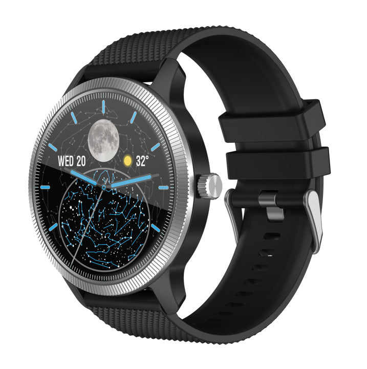 Smartwatch rotondo con notifiche