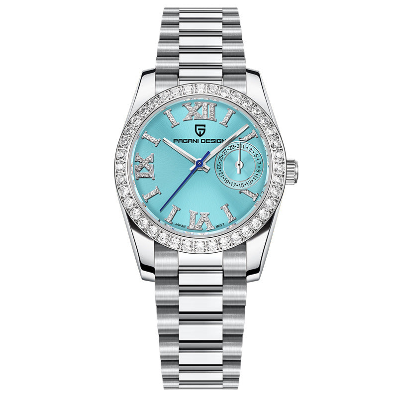 Orologio da donna in acciaio impermeabile