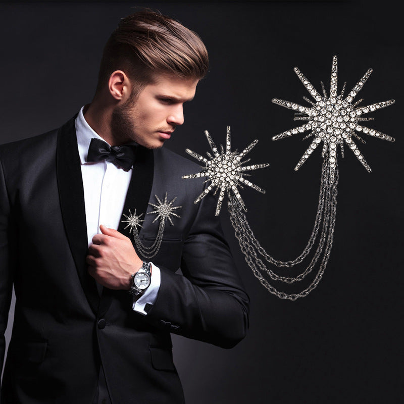 Spilla vintage strass