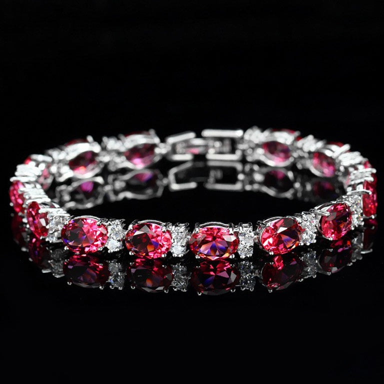 Braccialetto Zirconi Colorati Cristallo