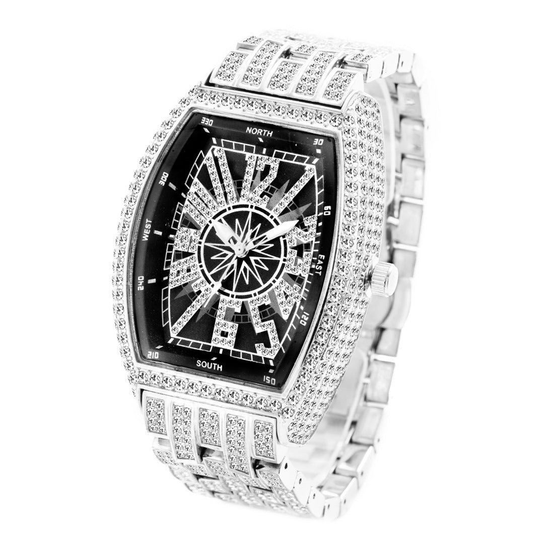 Orologio quadrante ampio a secchio