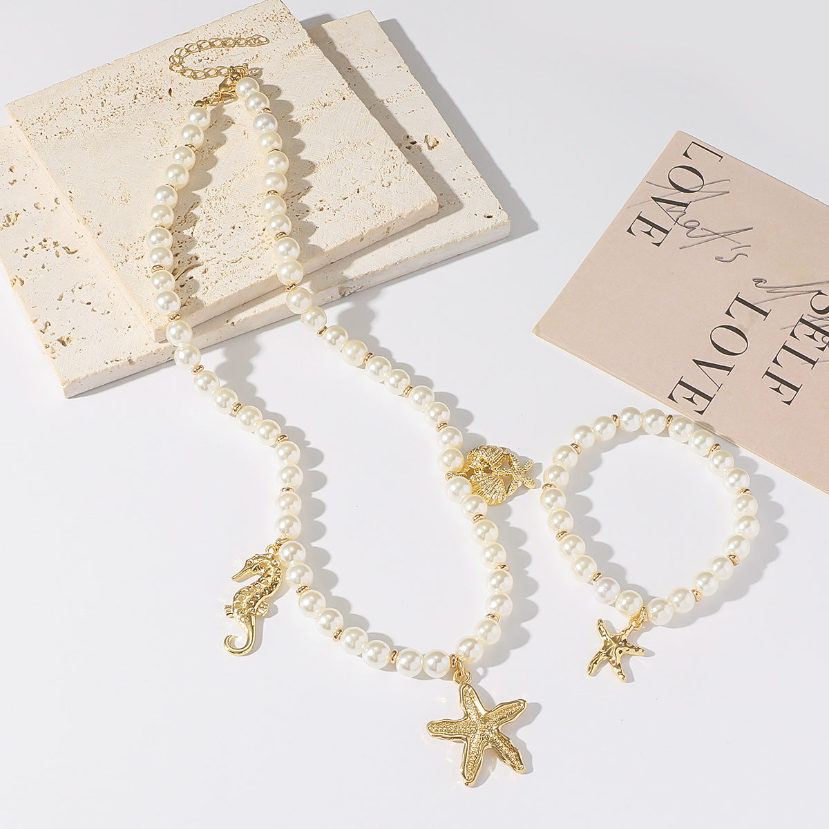 Set Collana e Bracciale Marino