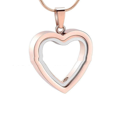 Ciondolo cuore in acciaio