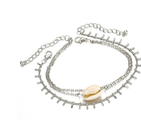 Cavigliera conchiglia da donna