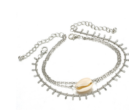 Cavigliera conchiglia da donna
