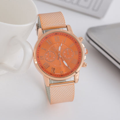 Orologio donna silicone cinturino a maglia